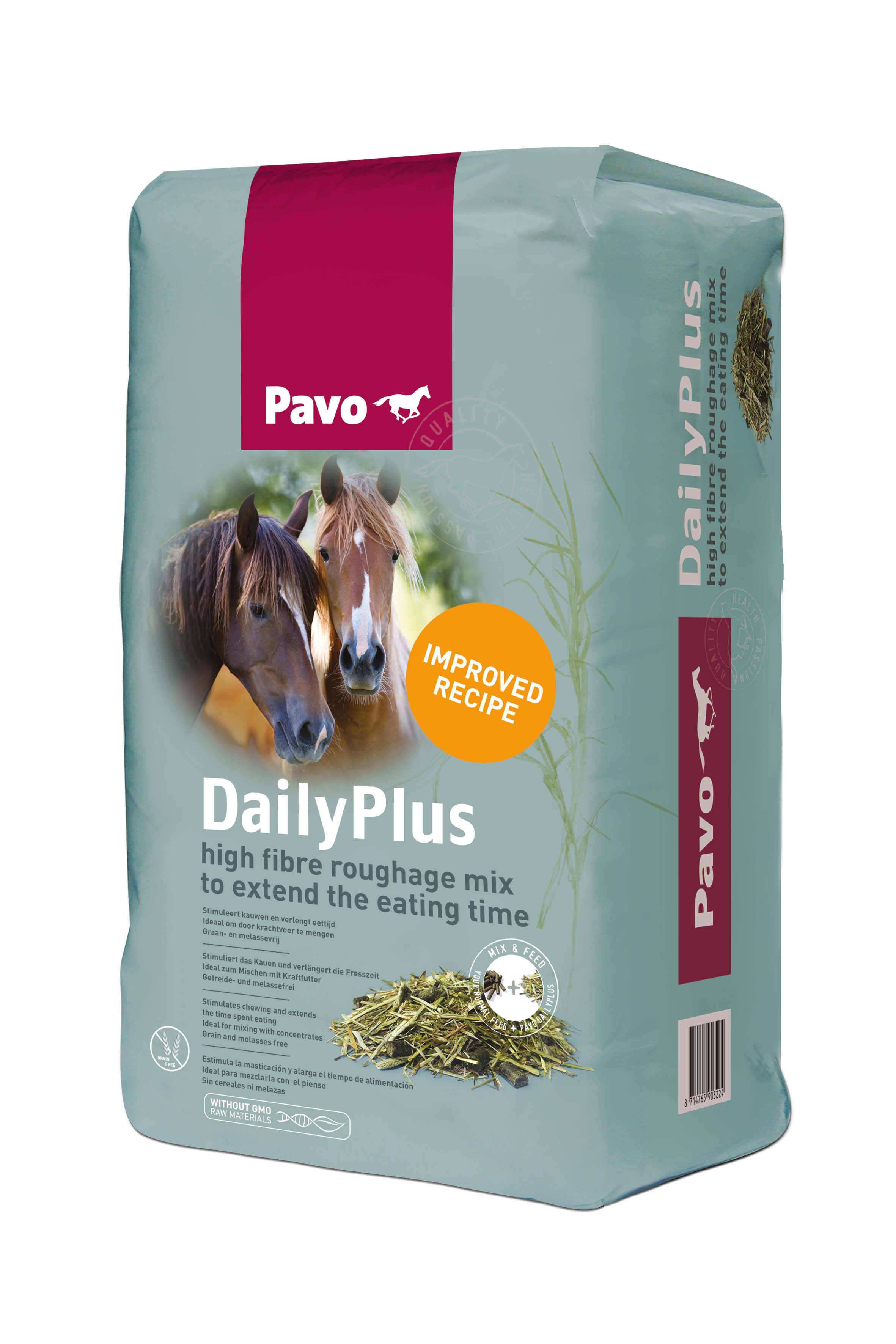 Pavo DailyPlus - Specialiteit - Paardenvoer - 12 Kilogram - Zak