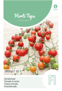 Hortitops Kerstomaat Solanum lycopersicum L. (syn L. esculentum) Super Sweet 100 F1 - Fruitzaden