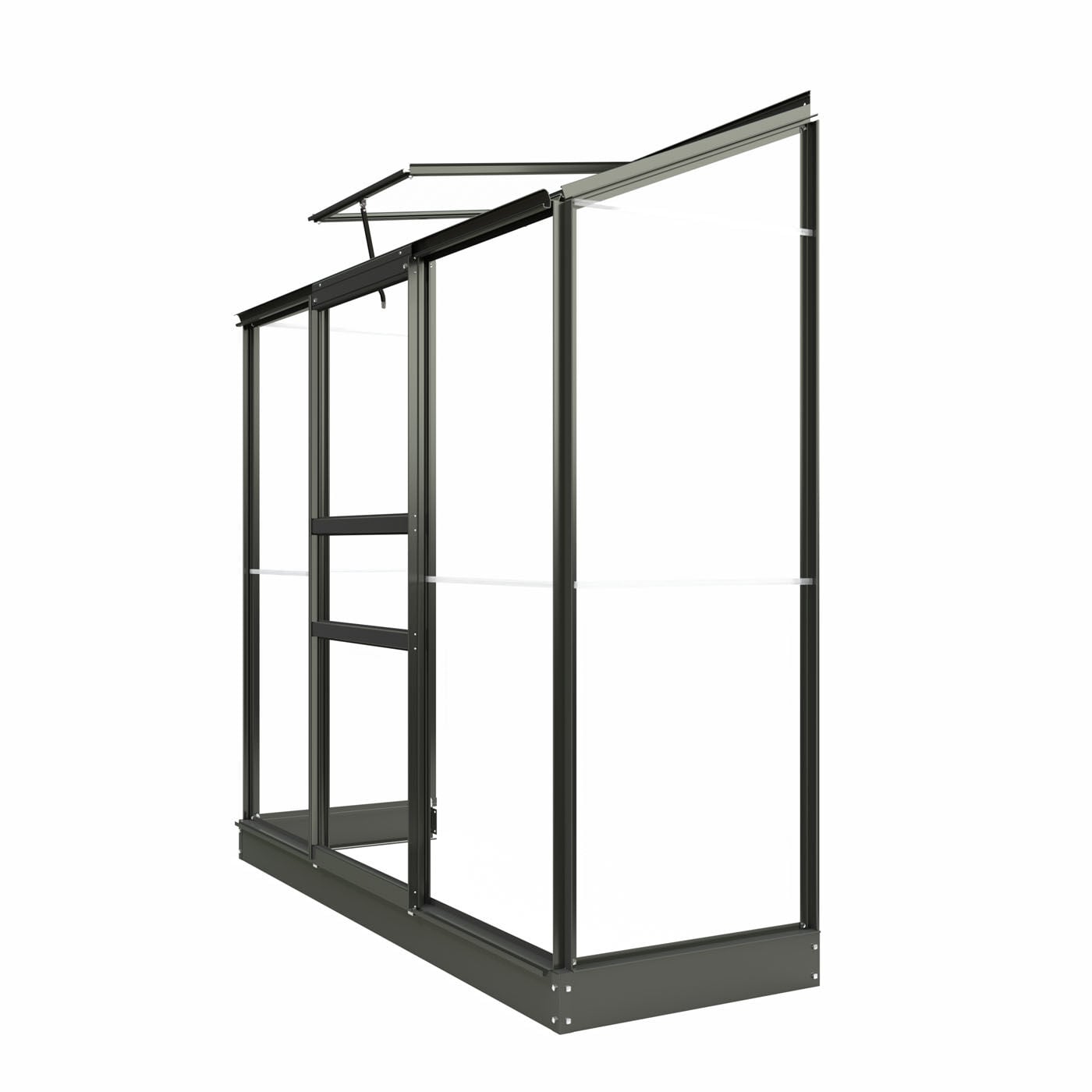 Royal Well Emma II - Muurkas - Groengrijs - 194x194x69 cm - Veiligheidsglas