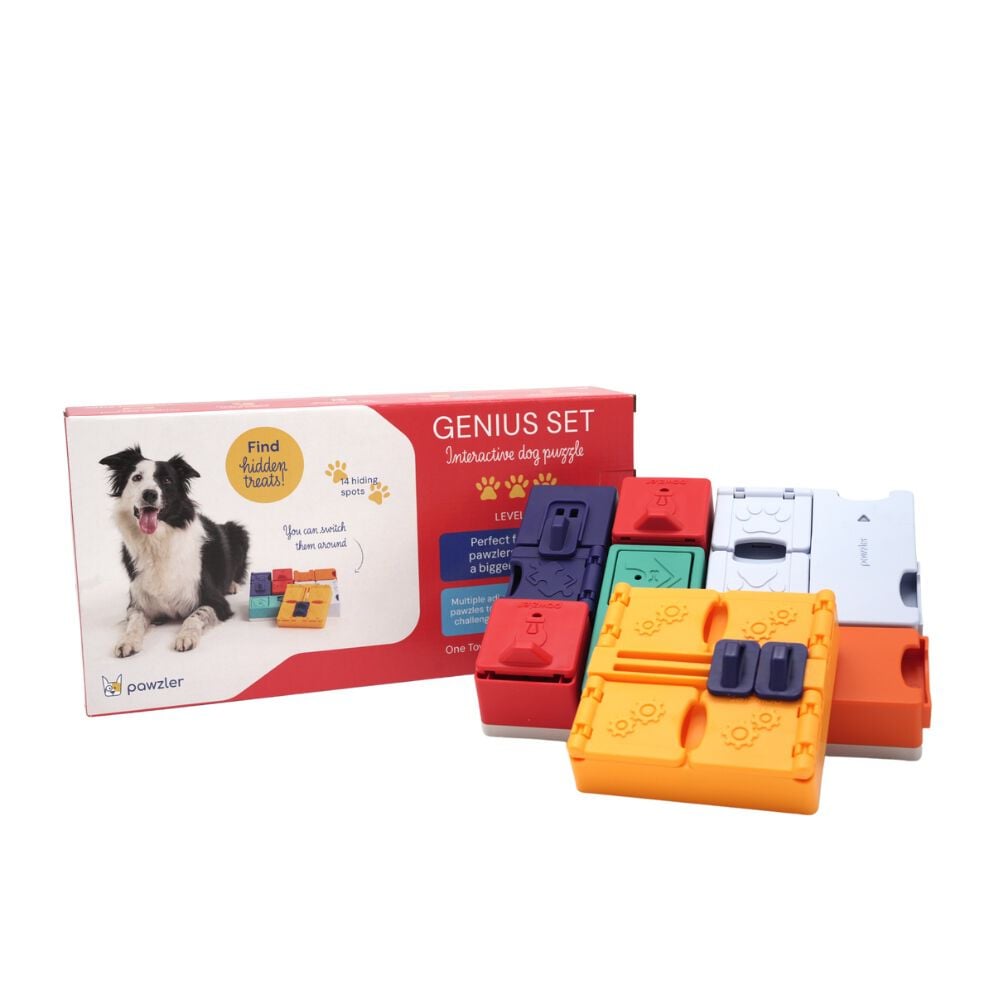Pawzler Genius Set - Puzzel - Hondenspeelgoed Pawzler Genius Set - Puzzel - Hondenspeelgoed
