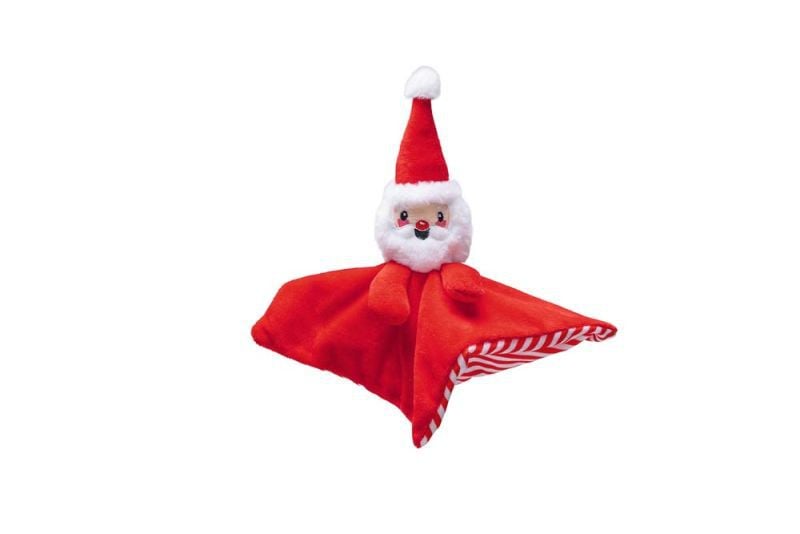 Beeztees Doek Kerstman - Knuffel - Hondenspeelgoed