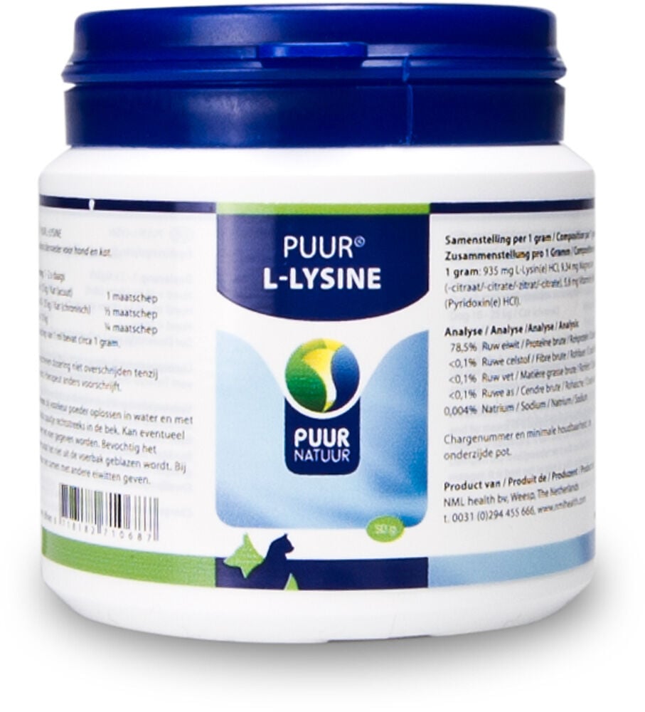 Puur L-Lysine - Voedingssupplement Puur L-Lysine - Voedingssupplement