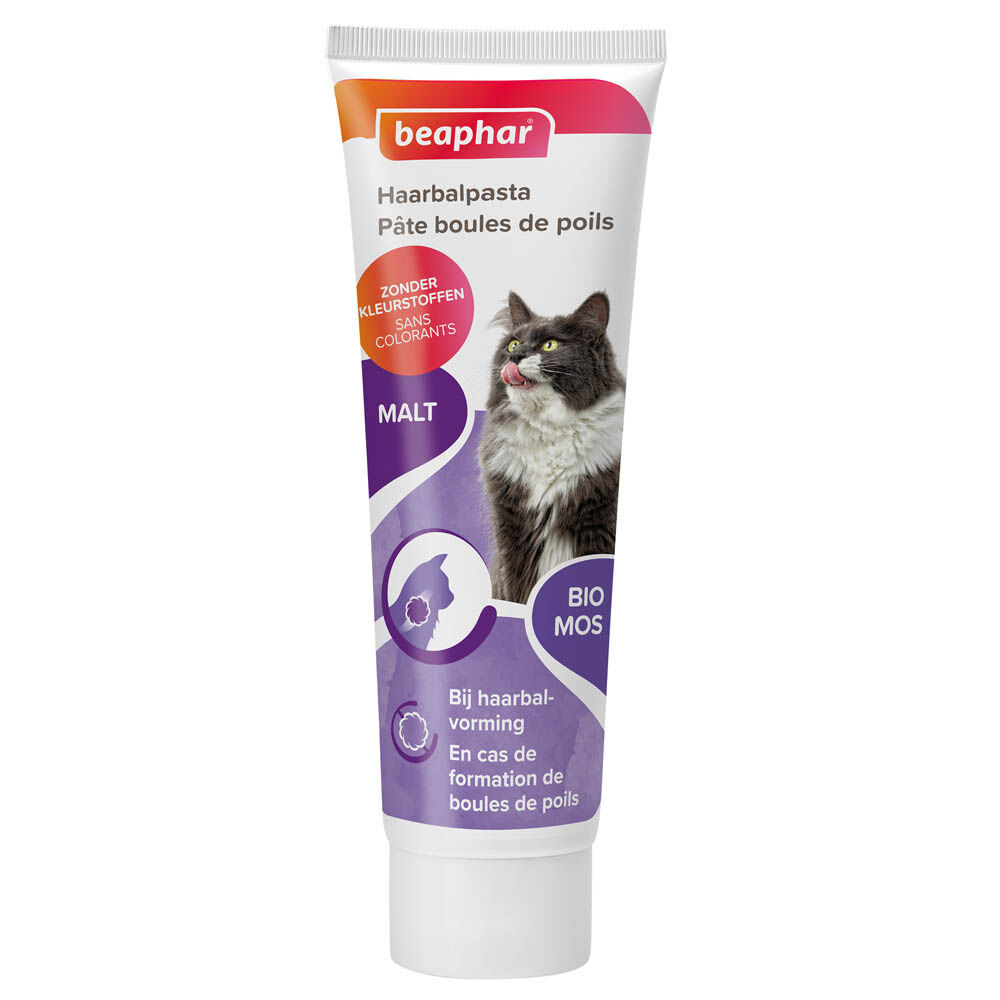 Beaphar Duo - Active Met Malt - Haarbalpasta Beaphar Duo - Active Met Malt - Haarbalpasta