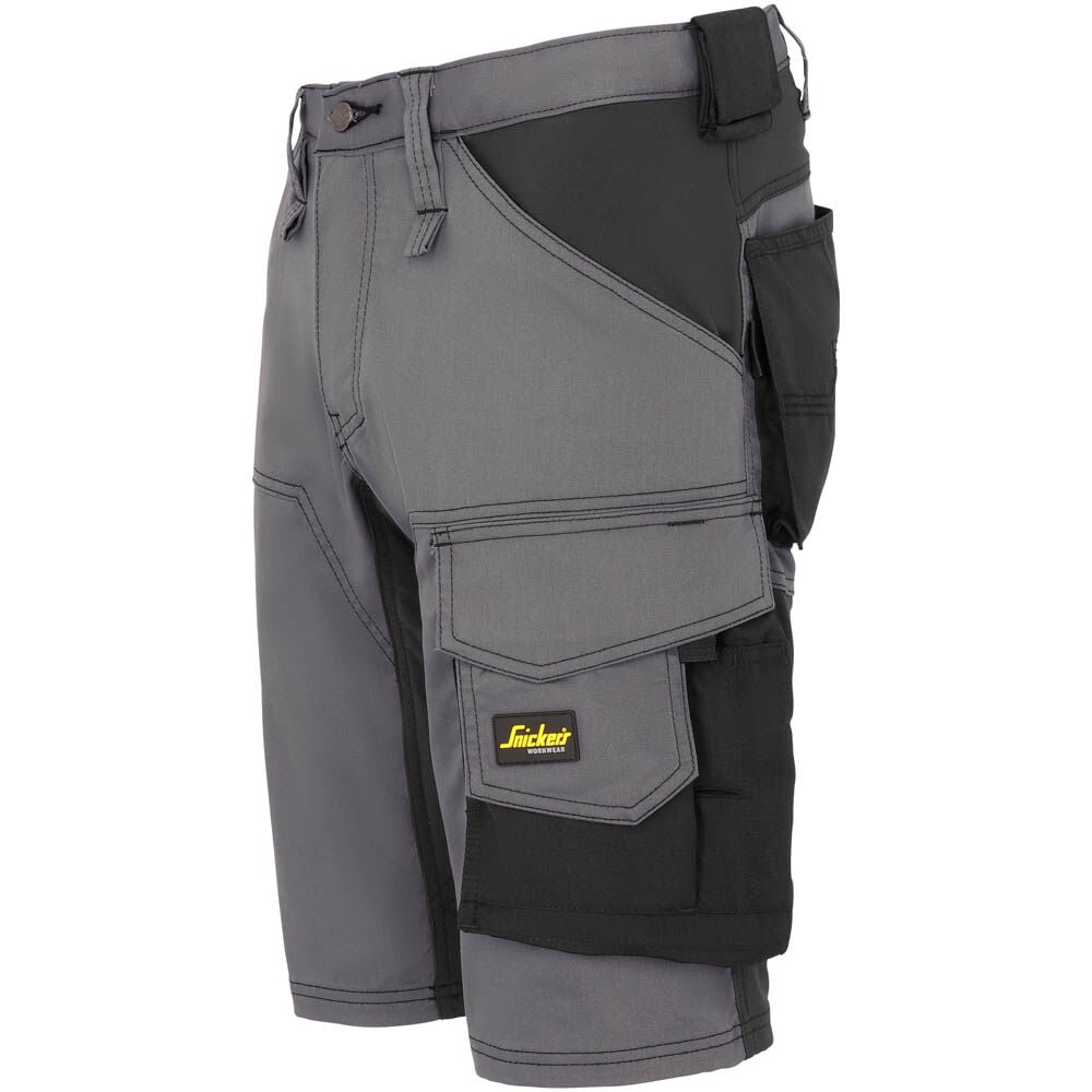 Snickers Allround 6143 Stretch - Korte werkbroek - Grijs - 50 - 82