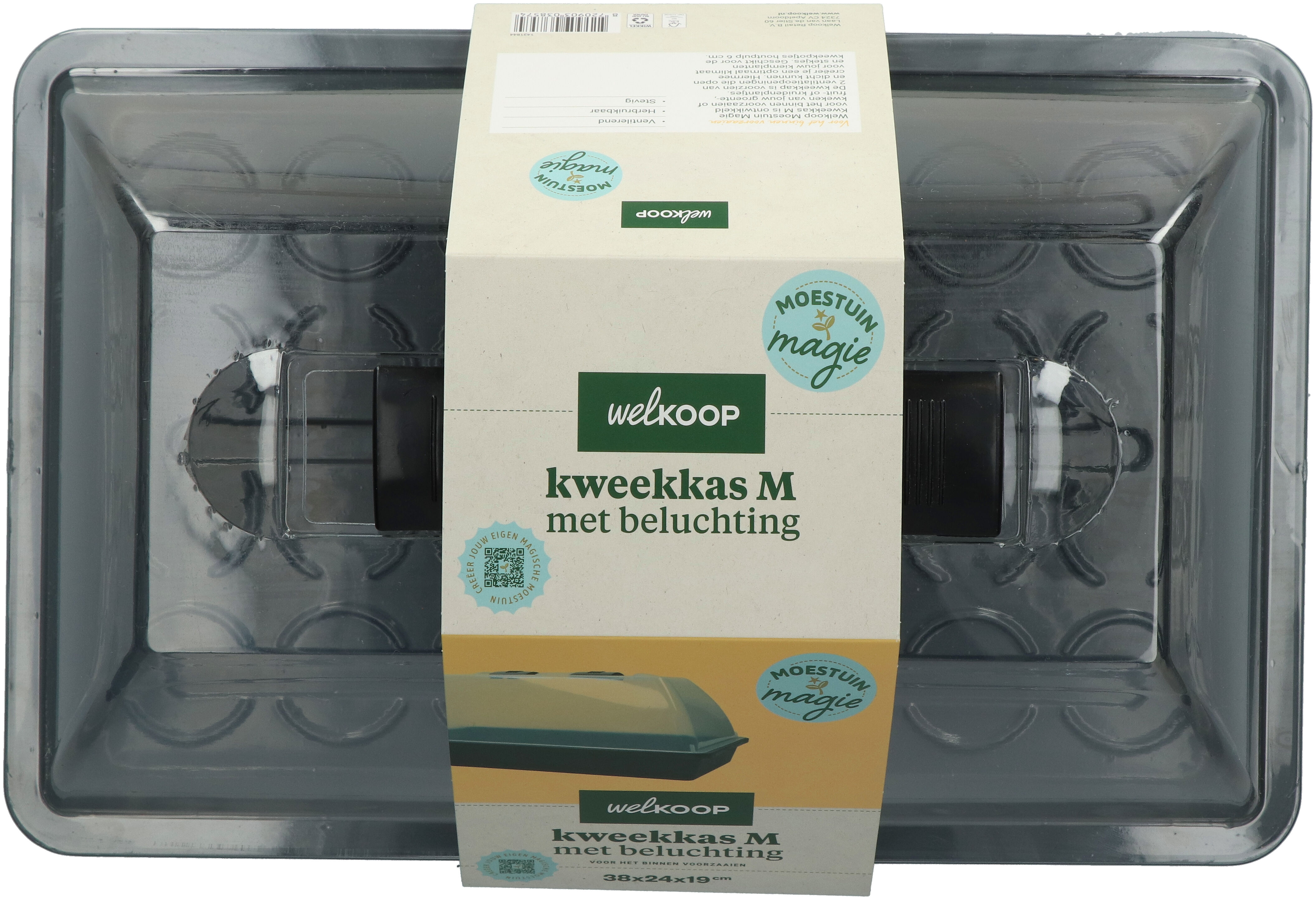 Welkoop Moestuin Magie - Kweekbak Belucht - 19x38x24 cm