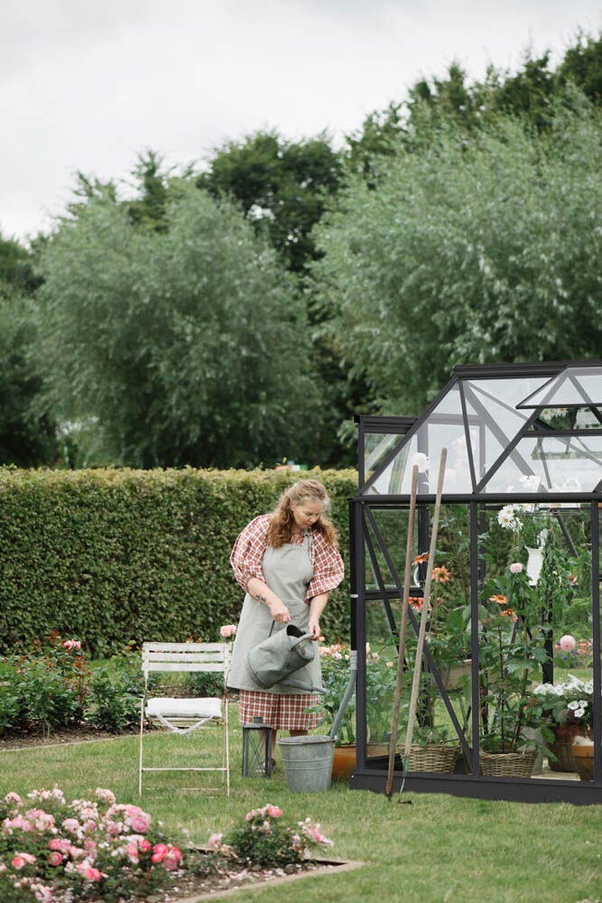 Royal Well Mary I - Tuinkas - zwart - 241x212x222 cm - Veiligheidsglas & polycarbonaat