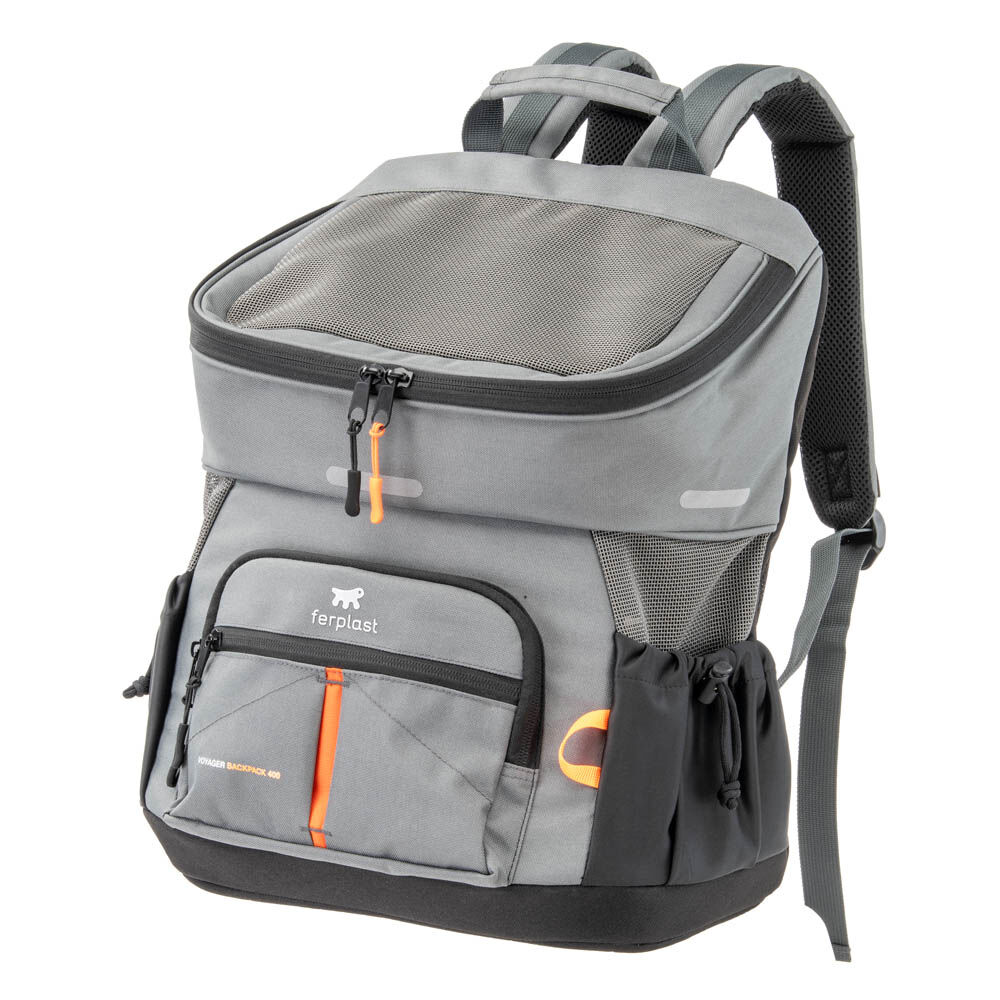 Ferplast Voyager Carrier Pro 400 - Draagtas - Grijs - 41x23 cm Ferplast Voyager Carrier Pro 400 - Draagtas - Grijs - 41x23 cm