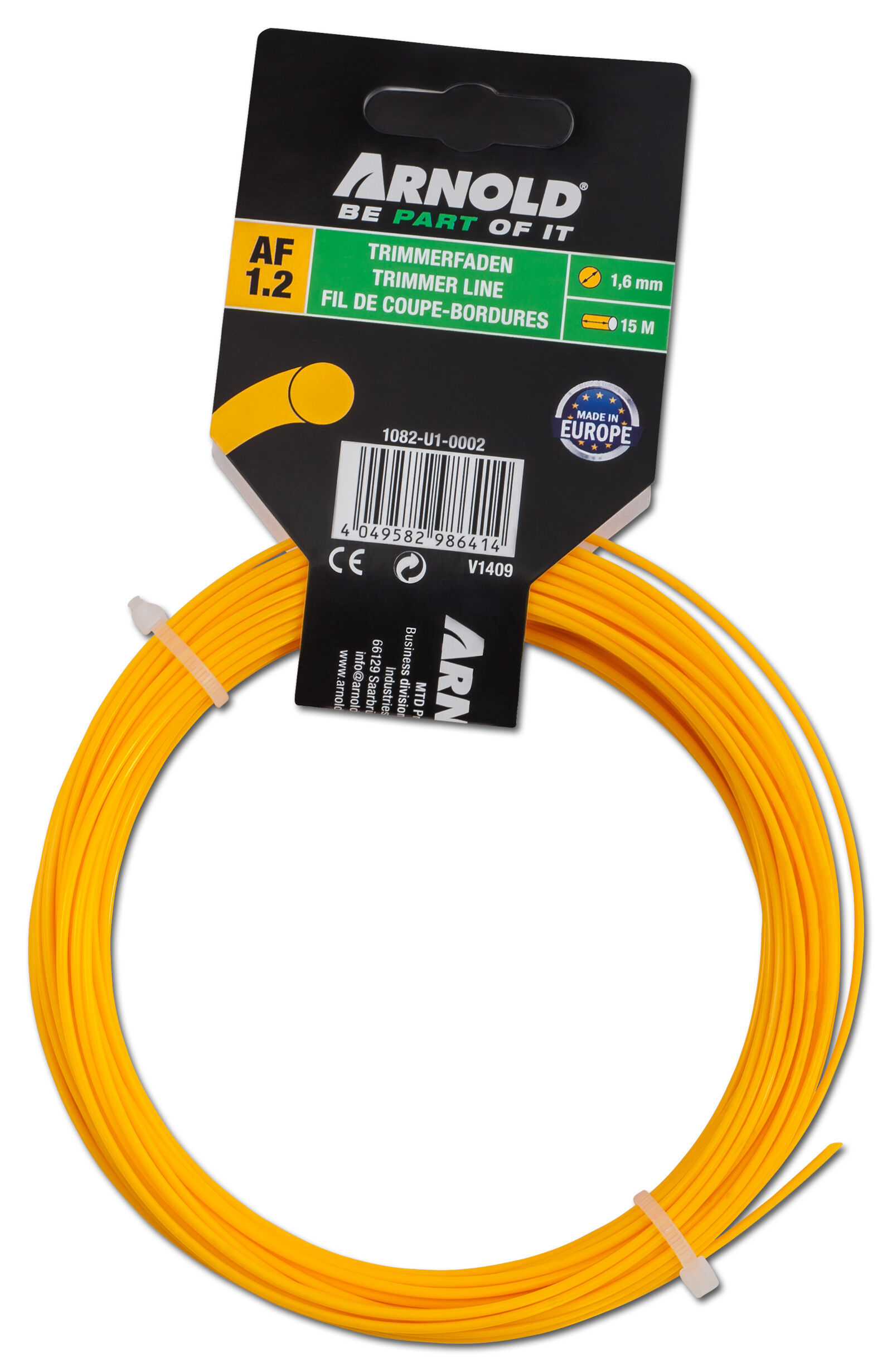 Arnold AF1.2 1.6mmx15m - Trimmerdraad