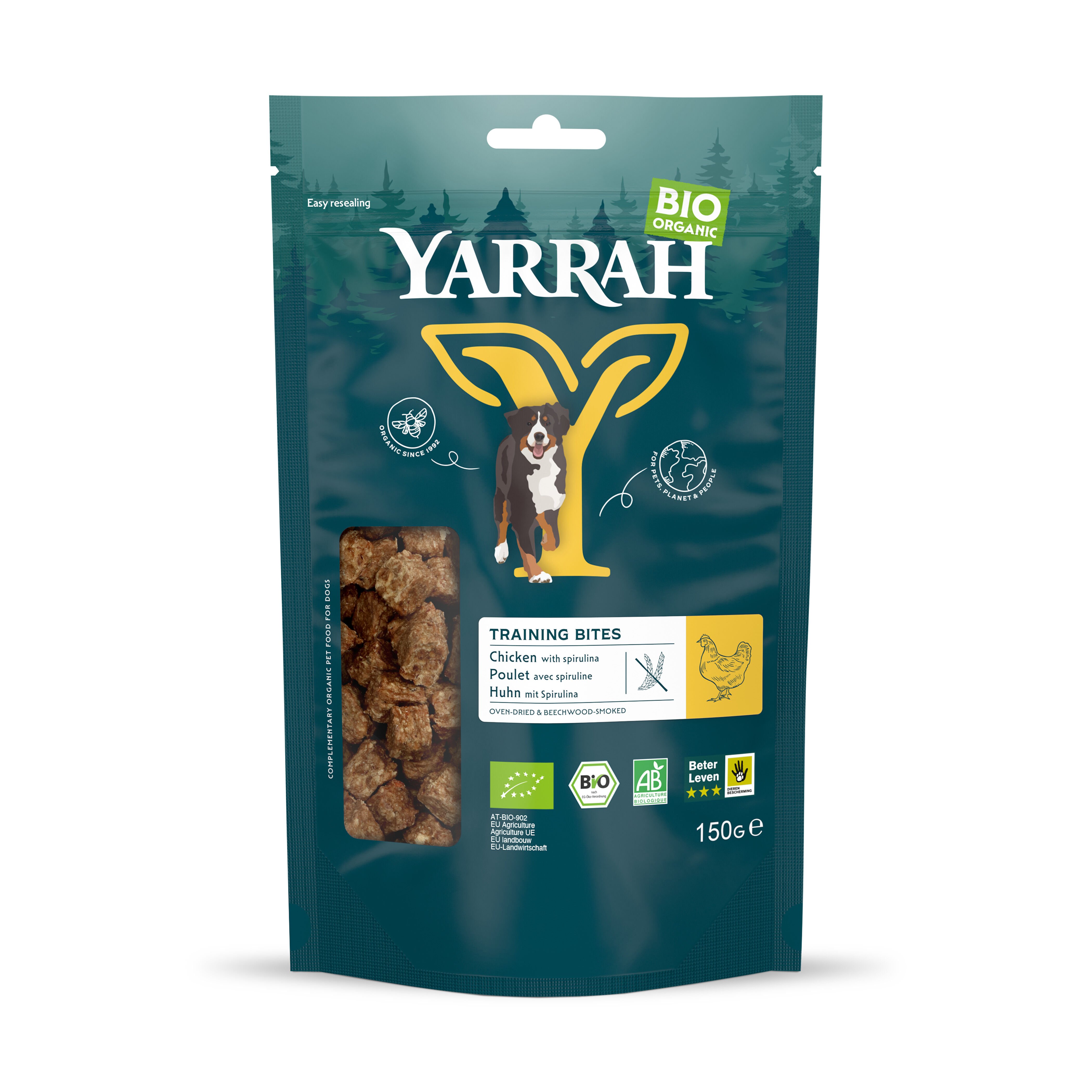 Yarrah Bio Oven-Dried Chicken Training Bites - Hondensnack
