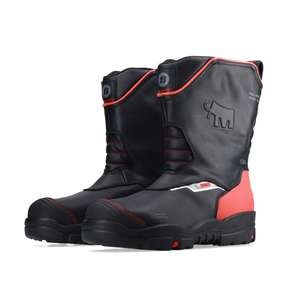 Bata Mammoet Barge - Brede leest - Werklaarzen - Zwart - 36