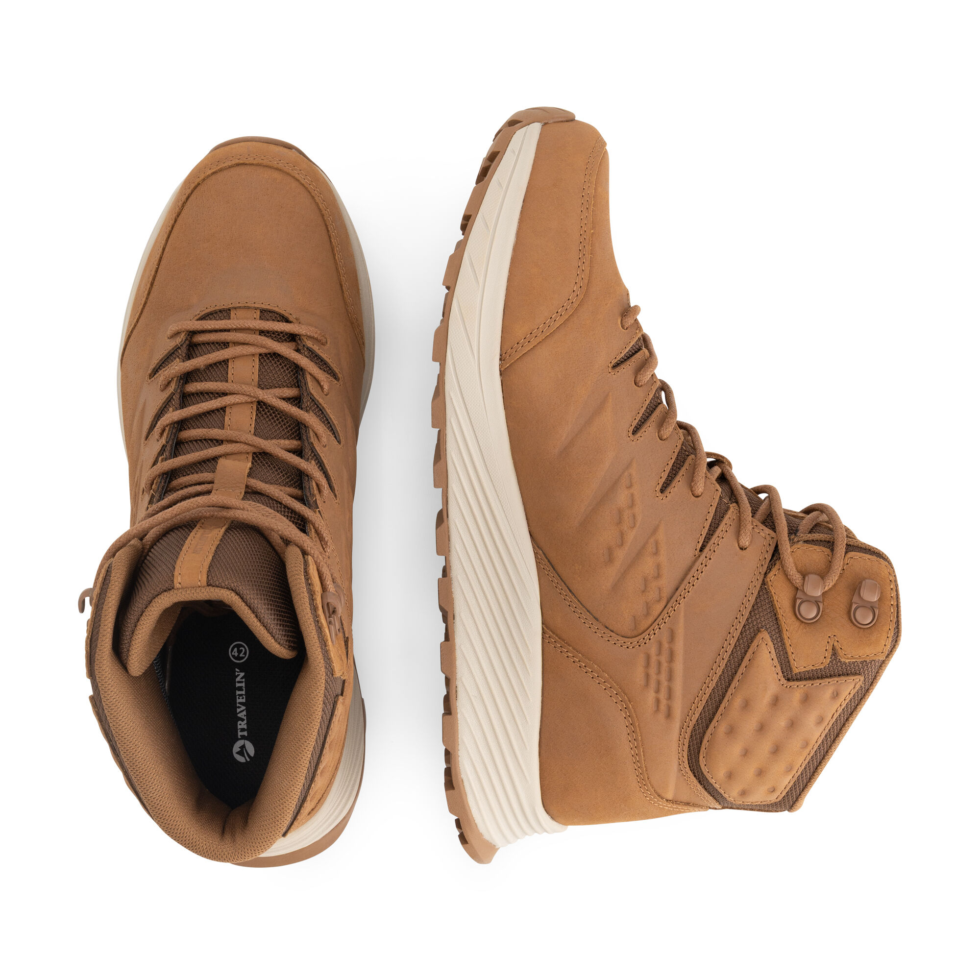 Travelin Hirtshals - Wandelschoenen - Cognac - 40