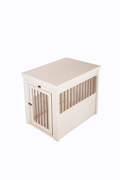 New Age Pet® InnPlace Crate - Hondenbench meubel - wit - 56x60x46 cm - S