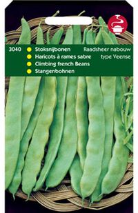Hortitops Stoksnijbonen Phaseolus Vulgaris L. Raadsheer nab. (Type Veense) - Groentezaden - 100 Gram