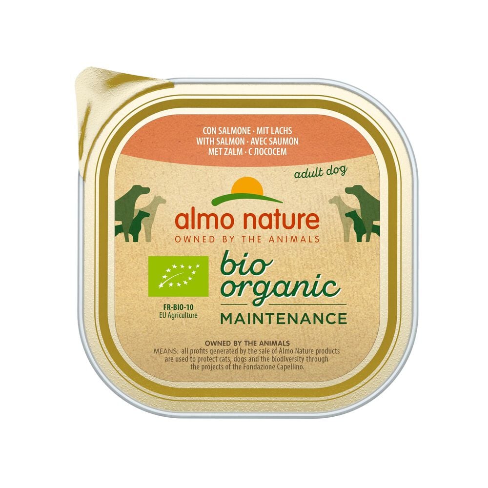Almo Nature Adult Bio Organic Maintenance - Hondenvoer - 300 Gram - zalm Almo Nature Adult Bio Organic Maintenance - Hondenvoer - 300 Gram - zalm