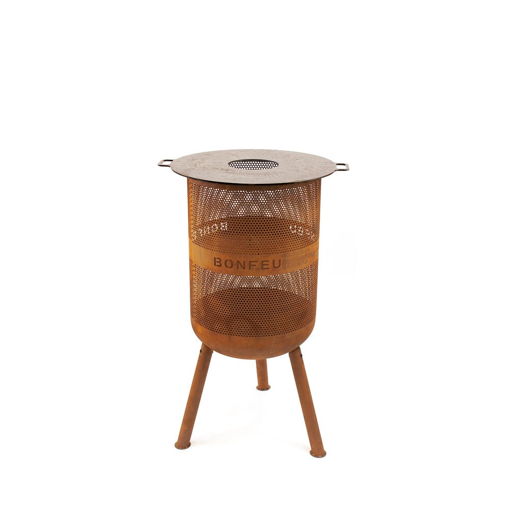 Bonfeu BonVes 45 - Vuurkorf - Rond - Roest - Staal - 45 cm