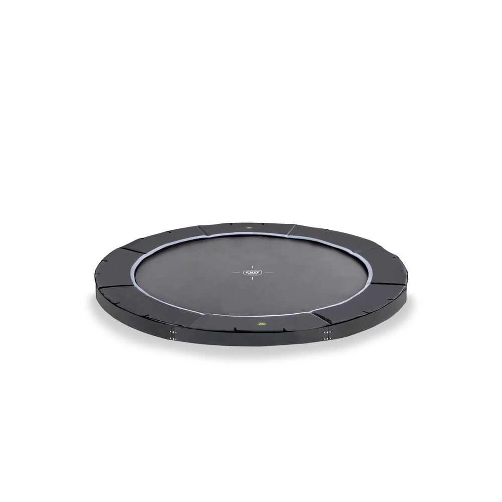 EXIT Dynamic groundlevel - Trampoline - Zwart - 366 cm