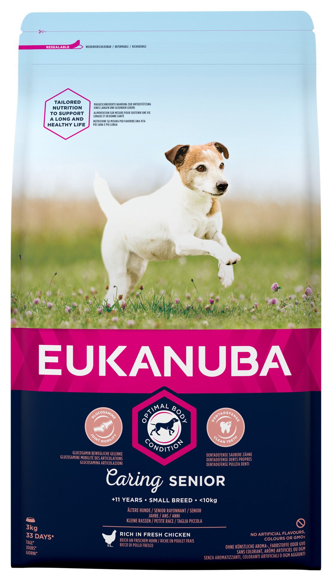 Eukanuba Caring Senior Small Breed - Hondenvoer - 3 Kilogram - kip