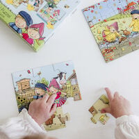 Fien & Teun 4-in-1 - Puzzel - 18x18x4 cm