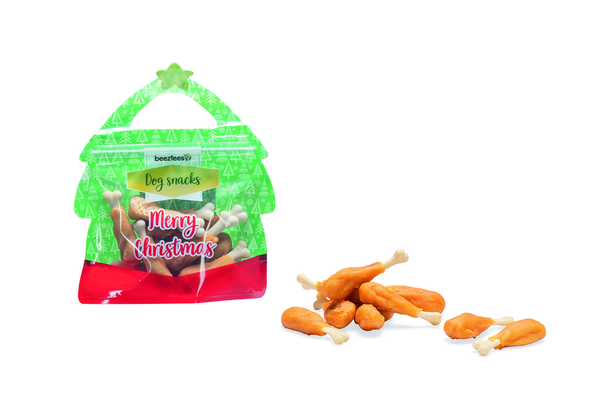 Beeztees Kerst drumsticks - Hondensnack - 160 Gram - kip