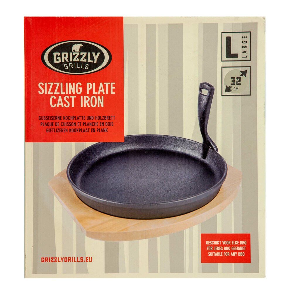 Grizzly Grills - Koekenpan - Zwart - Large