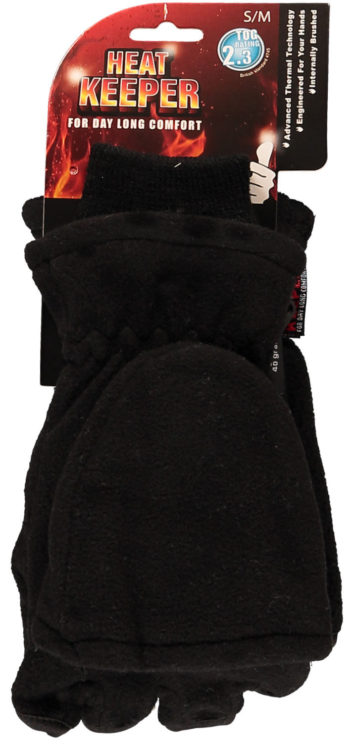 Heatkeeper - handschoenen - Zwart - S/M