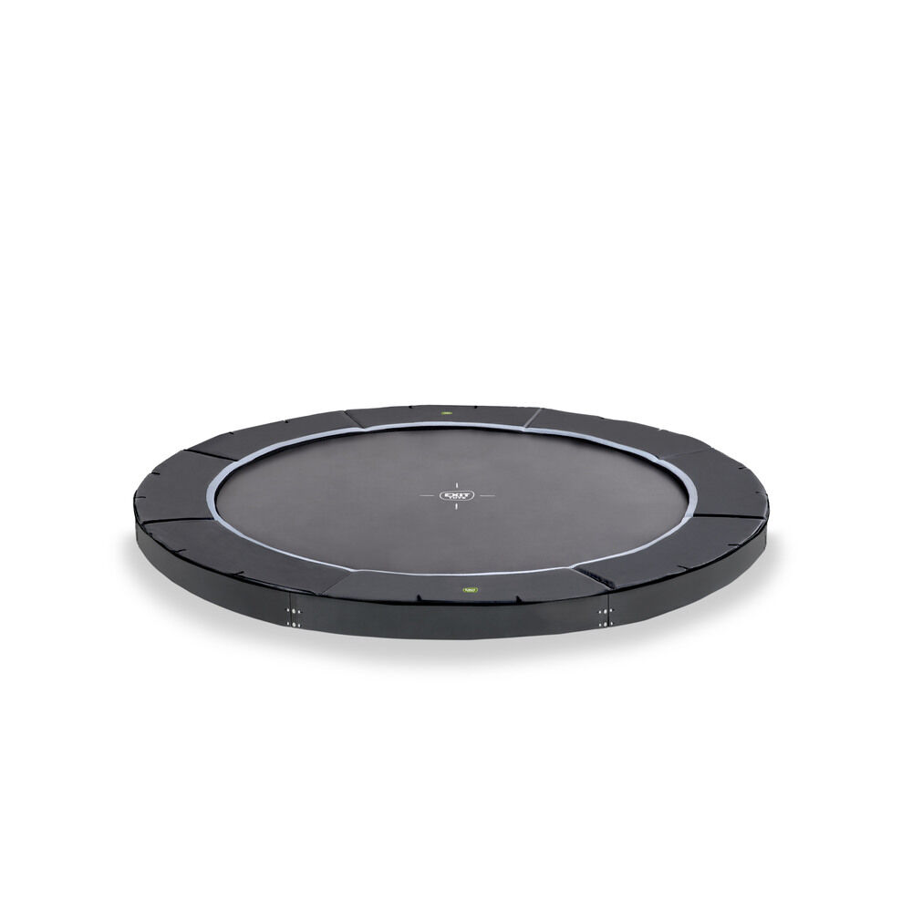 EXIT Dynamic groundlevel - Trampoline - Zwart - 427 cm