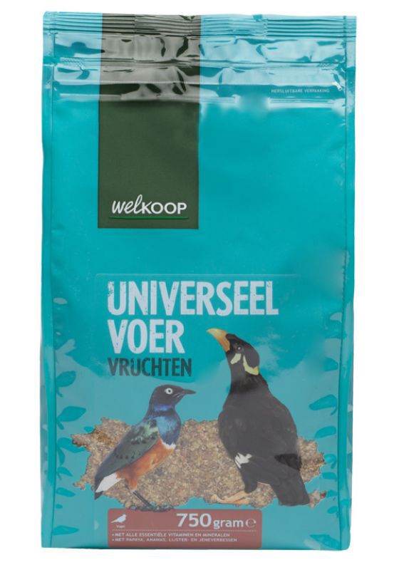 Welkoop  - Universeelvoer vrucht - 750 Gram - Vruchten