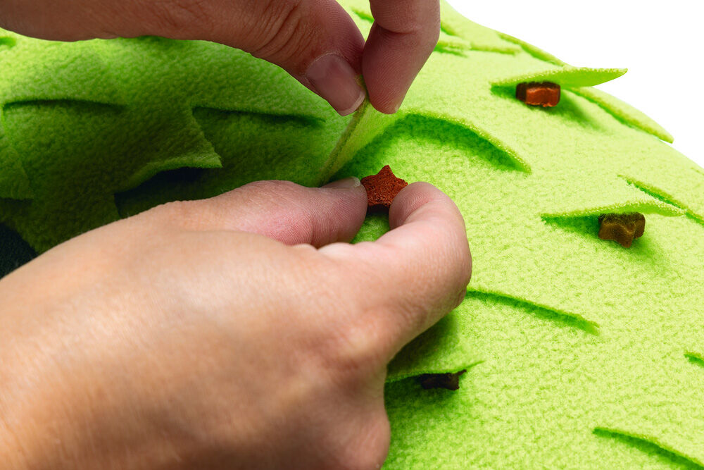 Beeztees Hide and Seek Jungle Krokodil - Snuffelmat - Hondenspeelgoed - Groen - 1x54x84 cm