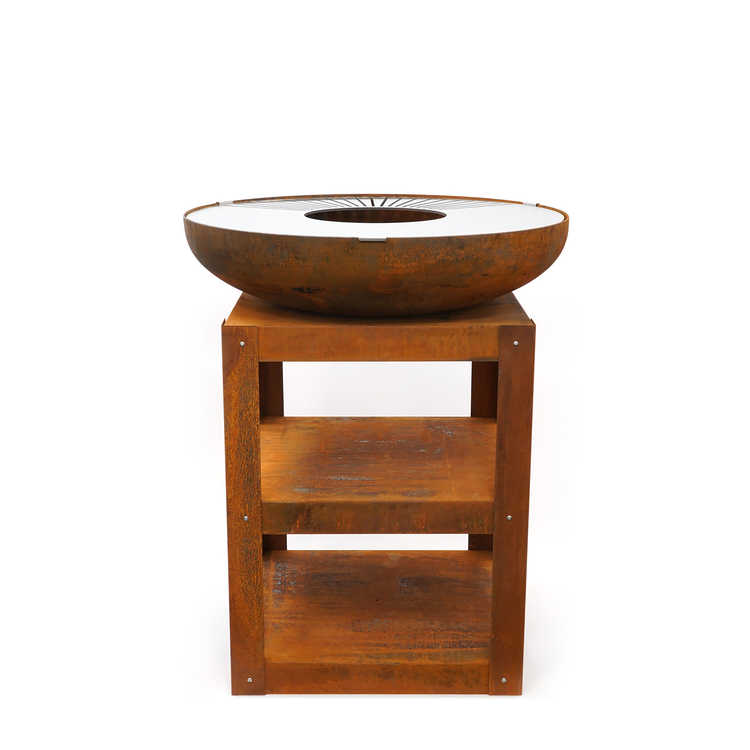 HEAT Bakka - Vuurschaal - Rond - Bruin - Staal