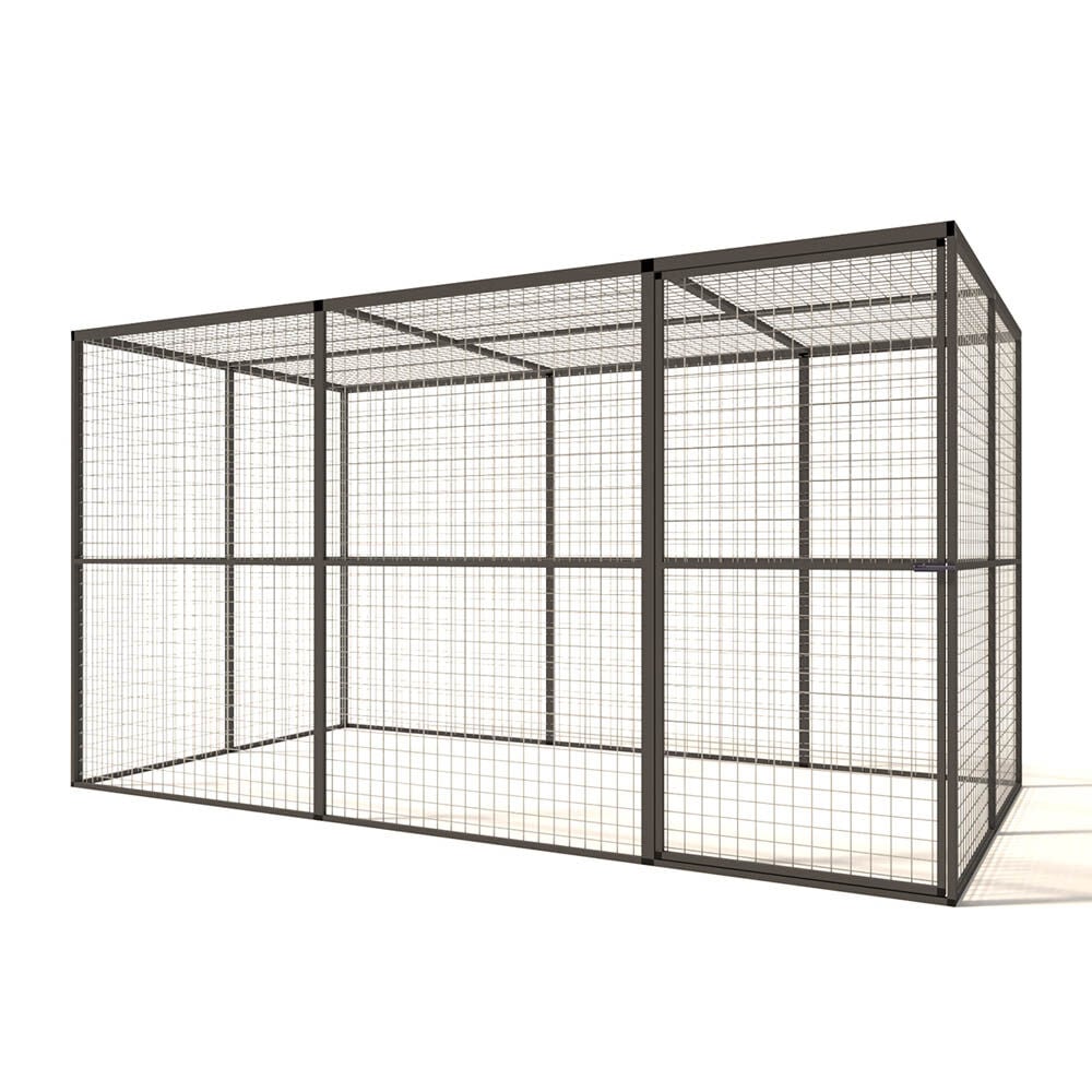 Glorenza Lilly - Kattenren - Antraciet - 178x176x328 cm Glorenza Lilly - Kattenren - Antraciet - 178x176x328 cm