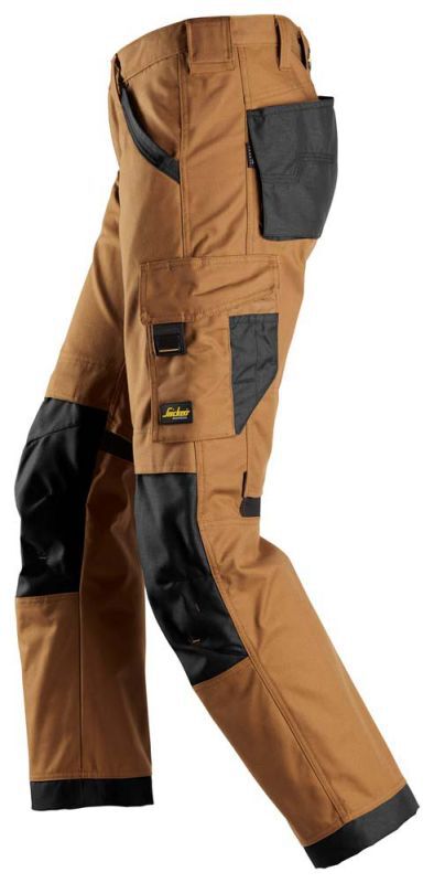 Snickers AllroundWork Canvas+ 6324 - Werkbroek - Bruin - 46 - 82