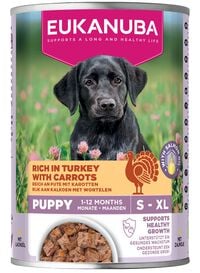 Eukanuba Puppy Paté  - Hondenvoer - 400 Gram - kalkoen
