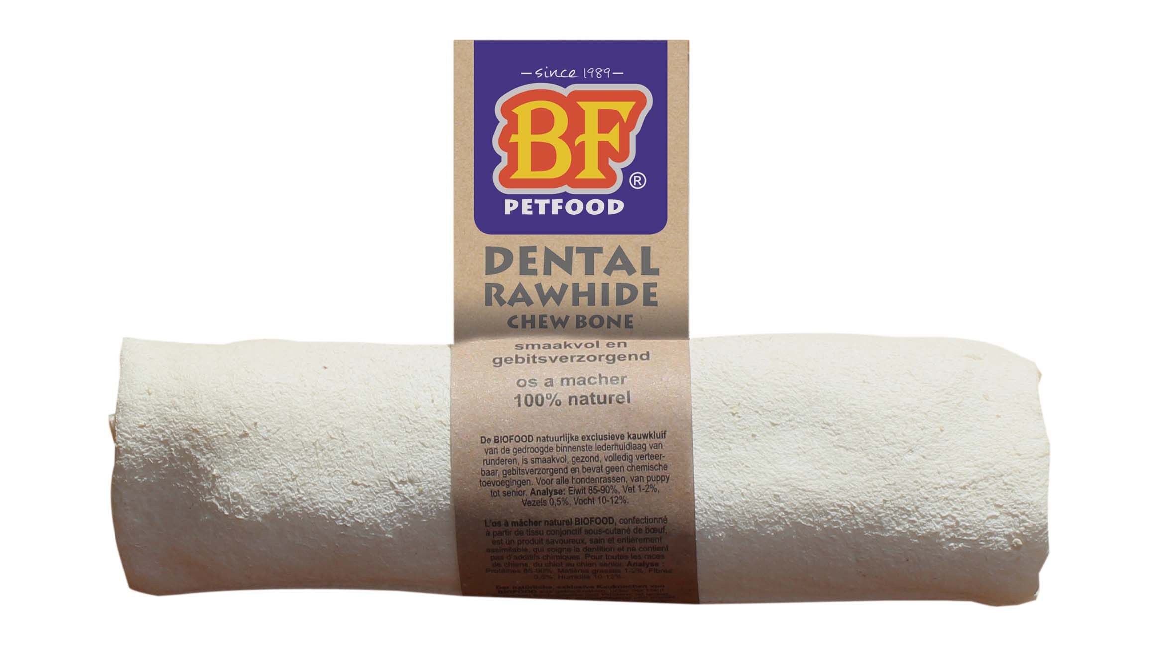 BF Petfood Kauwrol Dental - Hondensnack - 1 Stuks - dental - M BF Petfood Kauwrol Dental - Hondensnack - 1 Stuks - dental - M