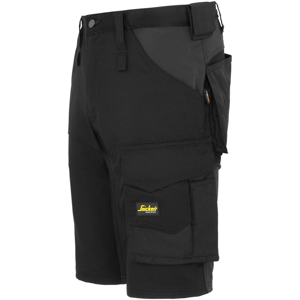 Snickers Allround 6143 Stretch - Korte werkbroek - Zwart - 44 - 82