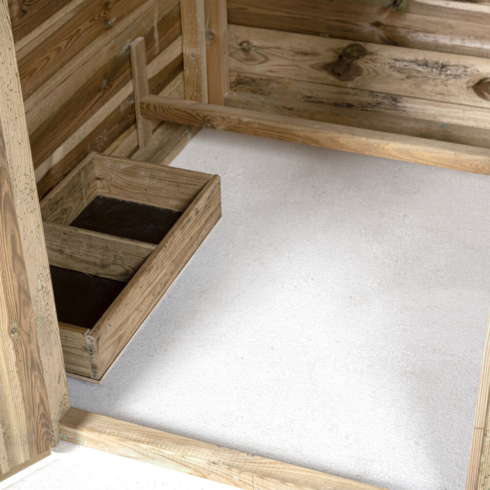 Voldux Hooiberg Eline XL - Kippenhok met ren - Naturel