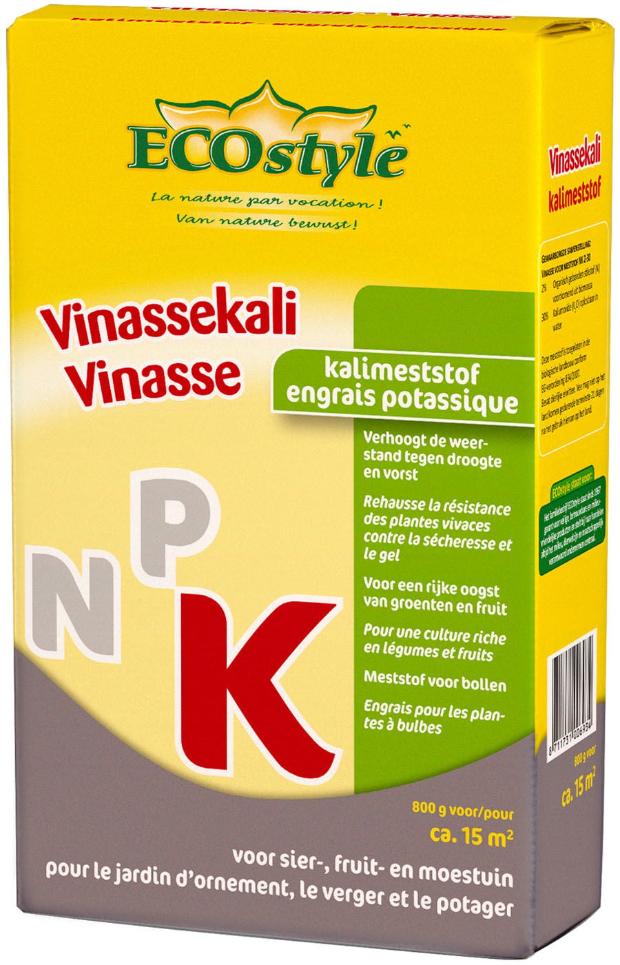 ECOstyle Vinassekali - Meststof - 16 m2 - 800 Gram ECOstyle Vinassekali - Meststof - 16 m2 - 800 Gram