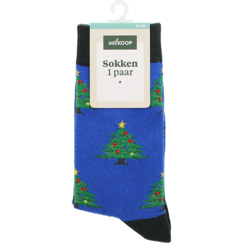 Welkoop Fun Kerst Boom - Sokken