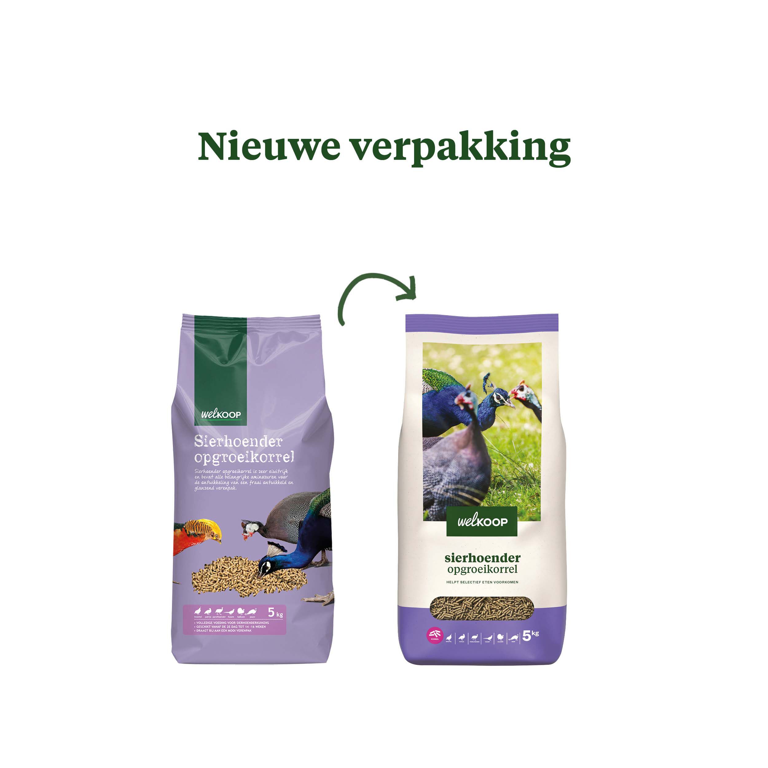 Welkoop Opgroeikorrel - Sierhoendervoer - 5 Kilogram