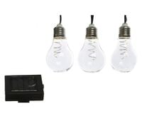 Lumineo Strengverlichting - Solar tuinverlichting - Transparant - Warm wit - 17x21.2x450 cm