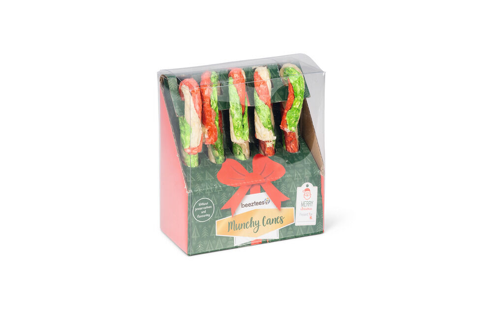 Beeztees Kerststok Munchy - Hondensnack Beeztees Kerststok Munchy - Hondensnack