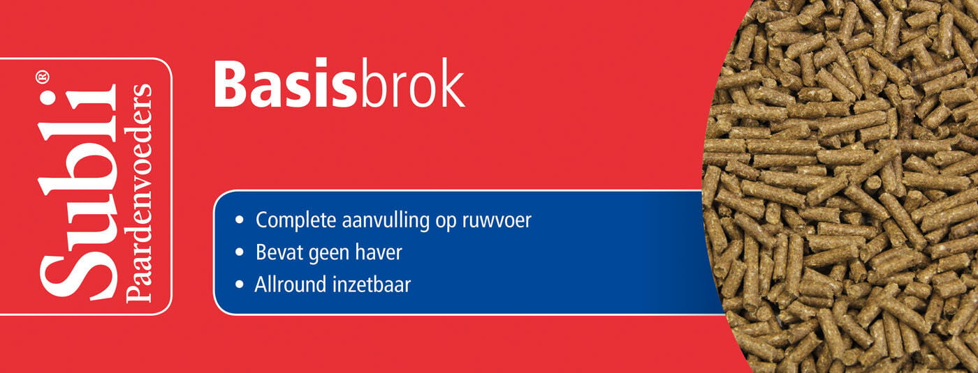 Subli Basisbrok - Basisvoeding - Paardenvoer - 20 Kilogram - Zak