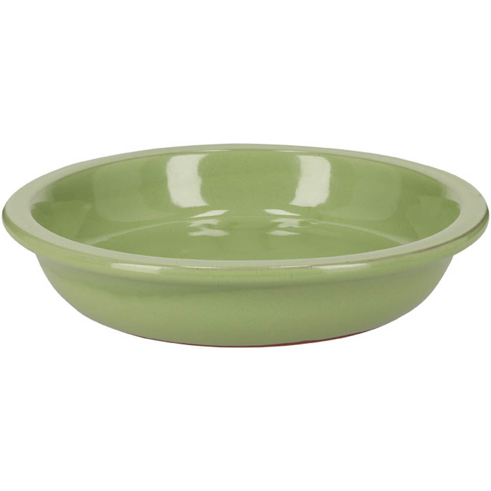 Esschert Design Rond - Waterschaal Tuinvogels - Groen - 5.6x27.8x27.8 cm