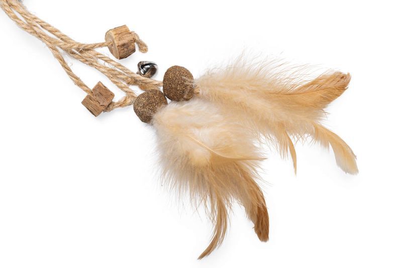 Beeztees Bal Juto - Kattenspeeltje - Beige