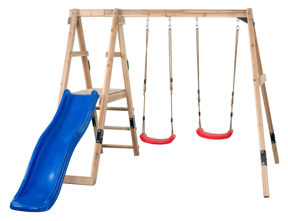 Swing King Ava - Speeltoestel - 48 Kilogram - Blauw - Hout Swing King Ava - Speeltoestel - 48 Kilogram - Blauw - Hout