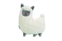 Beeztees Lama - Knuffel - Puppy speelgoed - wit - 7.5x20x20 cm