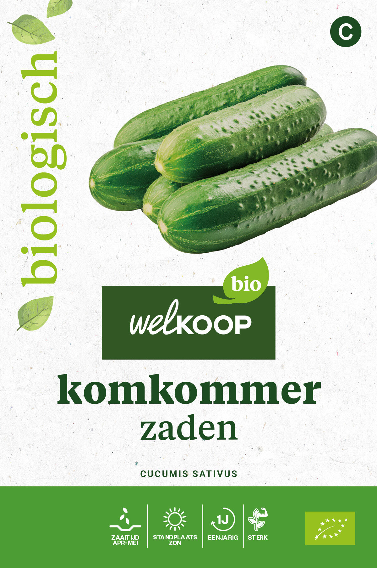 Welkoop Bio - Komkommer Zaden