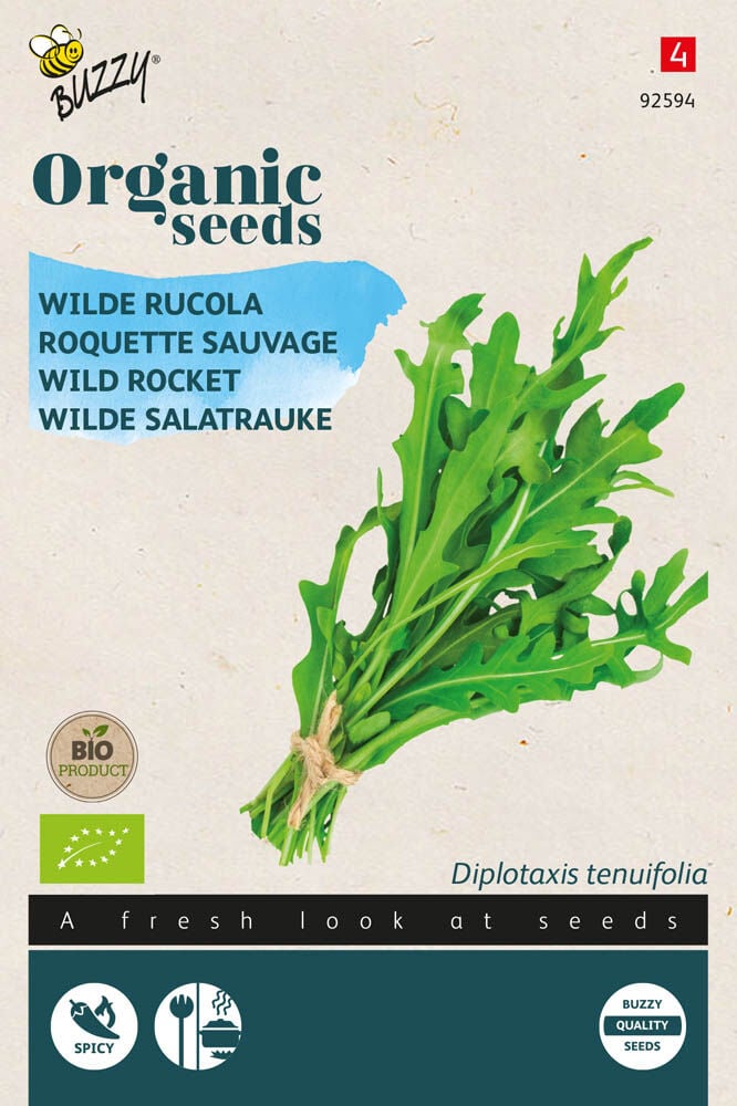 Buzzy Rucola Eruca sativa Wilde meerjarig - Sla Buzzy Rucola Eruca sativa Wilde meerjarig - Sla