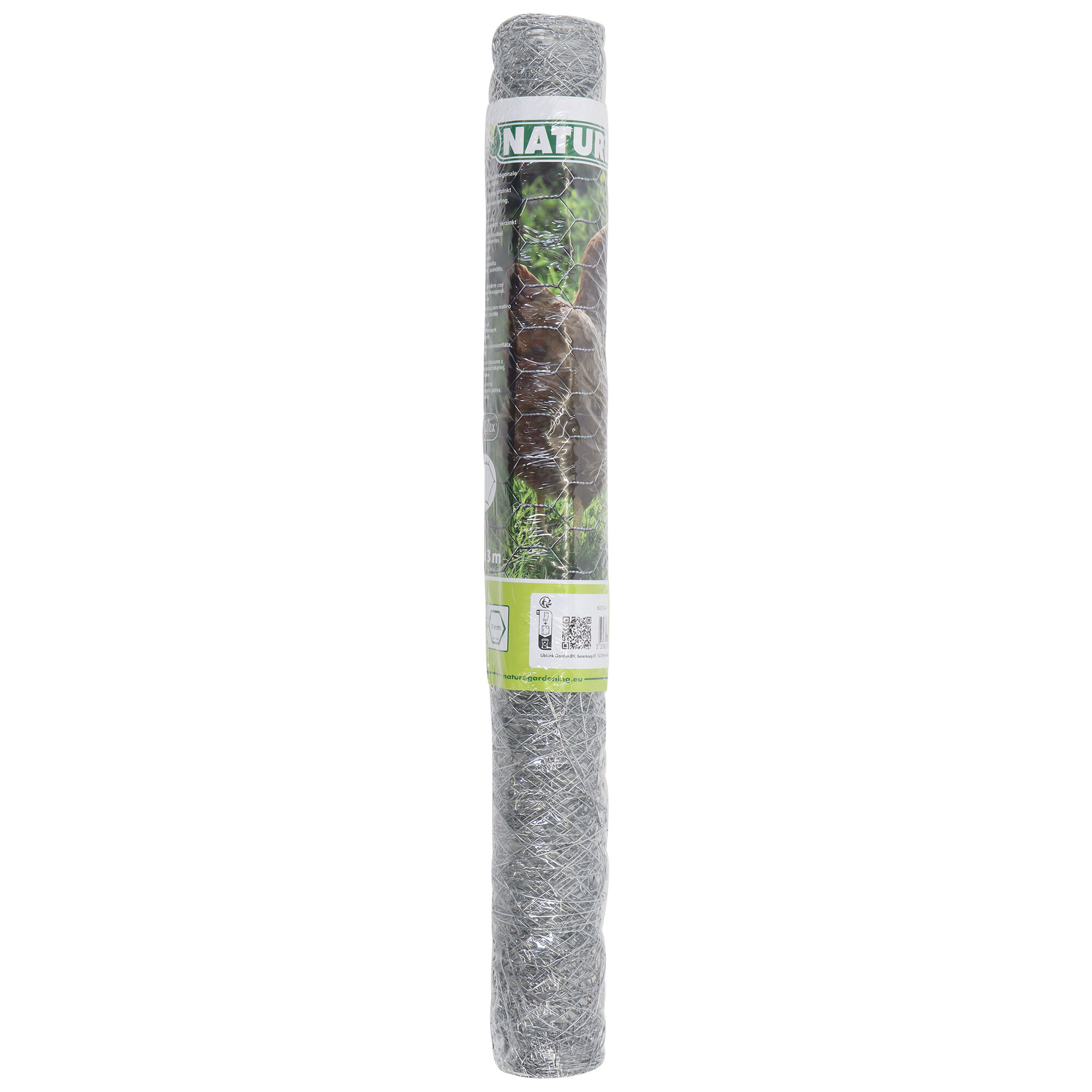 Nature zeshoekig verzinkt 40mm - Gaas - 50 cm - 50x300 cm - 300 cm Nature zeshoekig verzinkt 40mm - Gaas - 50 cm - 50x300 cm - 300 cm