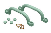 Swing King - Handgreepset - 2 Stuks - Pastel Groen - Kunststof