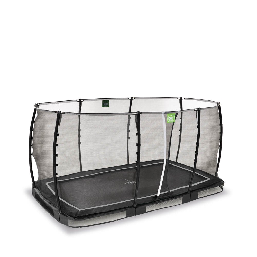 Exit Allure Classic - Inground trampoline - Zwart - 200x437x266 cm